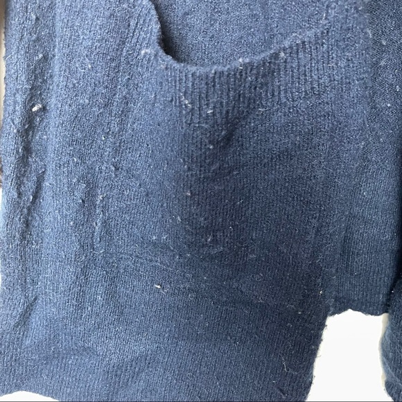 Madewell Cozy Kent Colorblock Alpaca Wool Blend Cardigan Size S - Picture 4 of 11